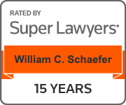Rated By Super Lawyers | William C. Schaefer | 15 Years